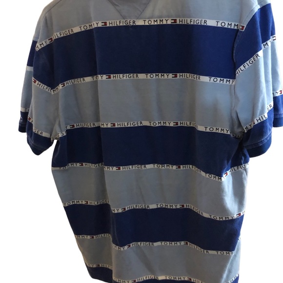 Tommy Hilfiger Polo Men’s Large blue custom fit - Picture 2 of 13